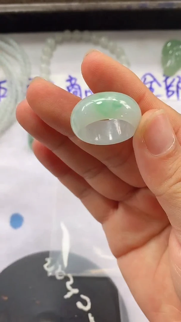 未镶嵌定制翡翠戒圈卡19