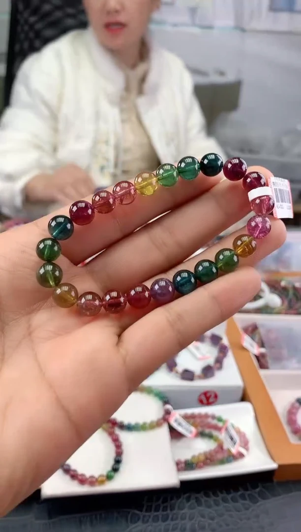 未镶嵌手串碧玺多样性发一条
