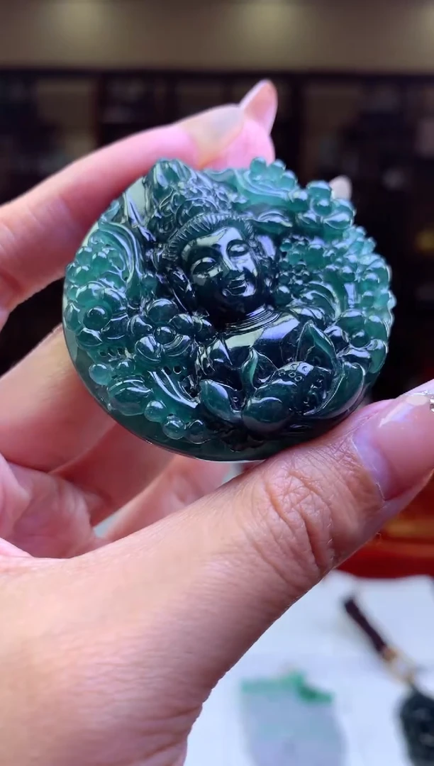 【闪购商品】定制翡翠未镶嵌挂件发货（拍一发一）