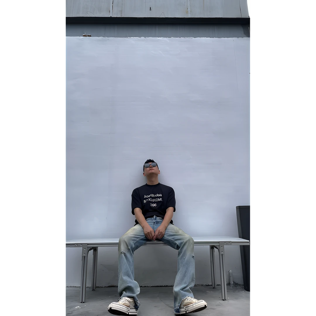 TKTHEKING/8237【哎可尼尼时尚潮流短袖】男女同款