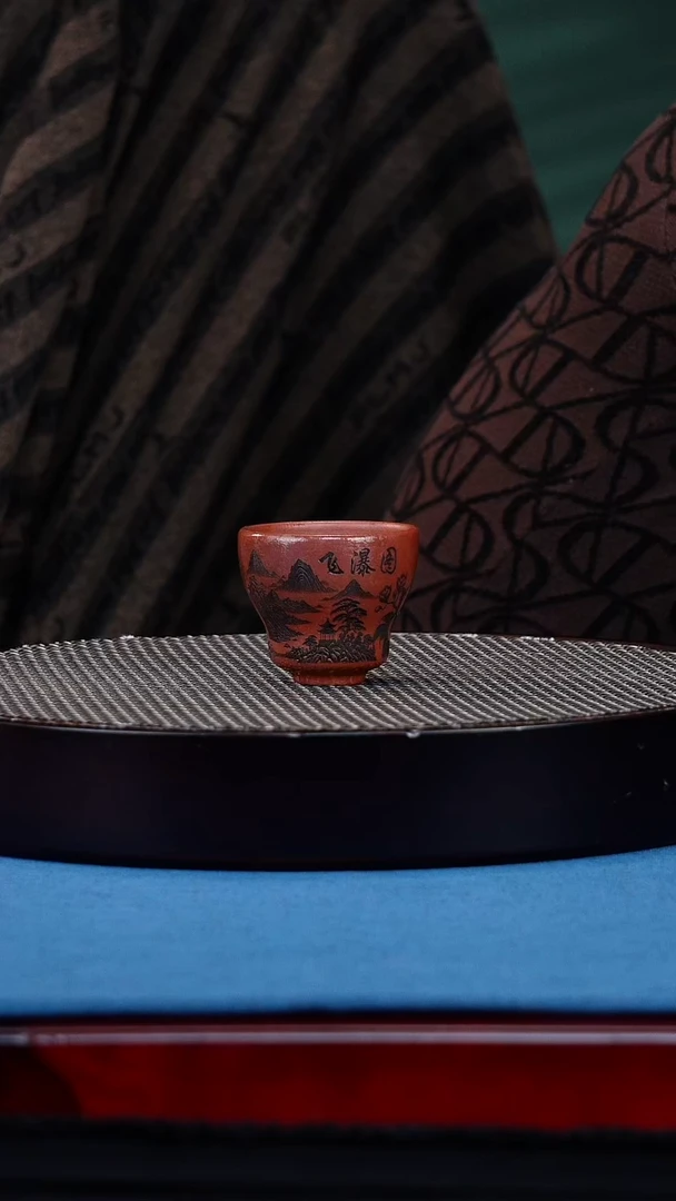 茶杯紫砂宜兴原矿紫砂 手工主人杯