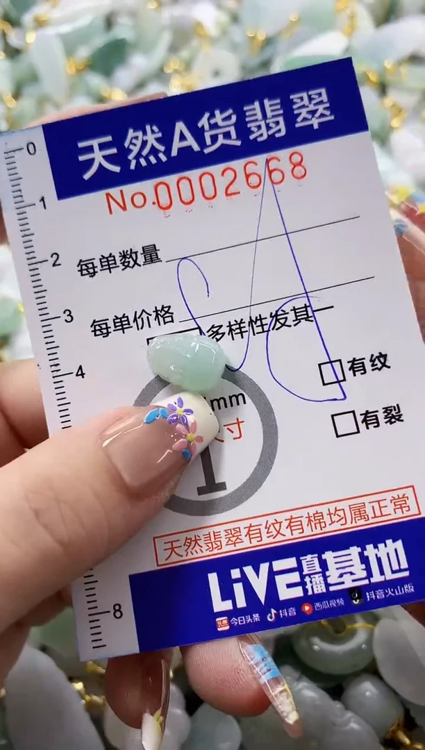 颈饰未镶嵌翡翠海***.天然A货翡翠