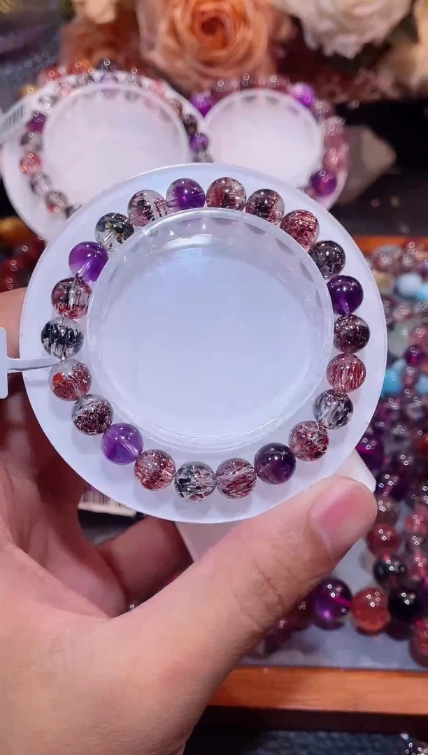 未镶嵌手串水晶毒液超七单圈8m+