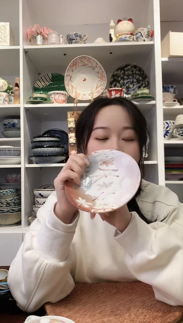 陶瓷【微瑕】志野烧小碟子