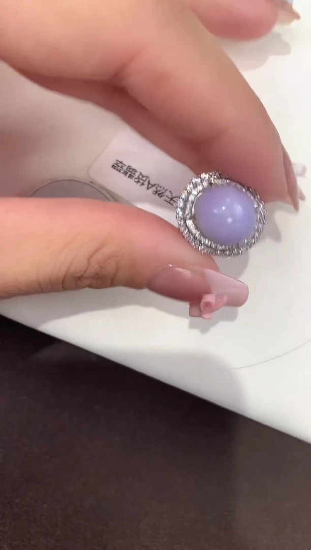 颈饰银S925镶嵌翡翠天然缅甸a货翡翠