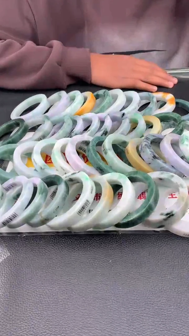 未镶嵌手镯定制翡翠華*1#翡翠手镯定制链接