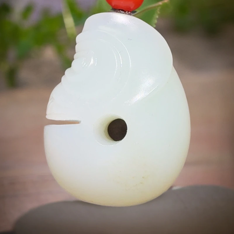 和田玉未镶嵌吊坠(不含链)