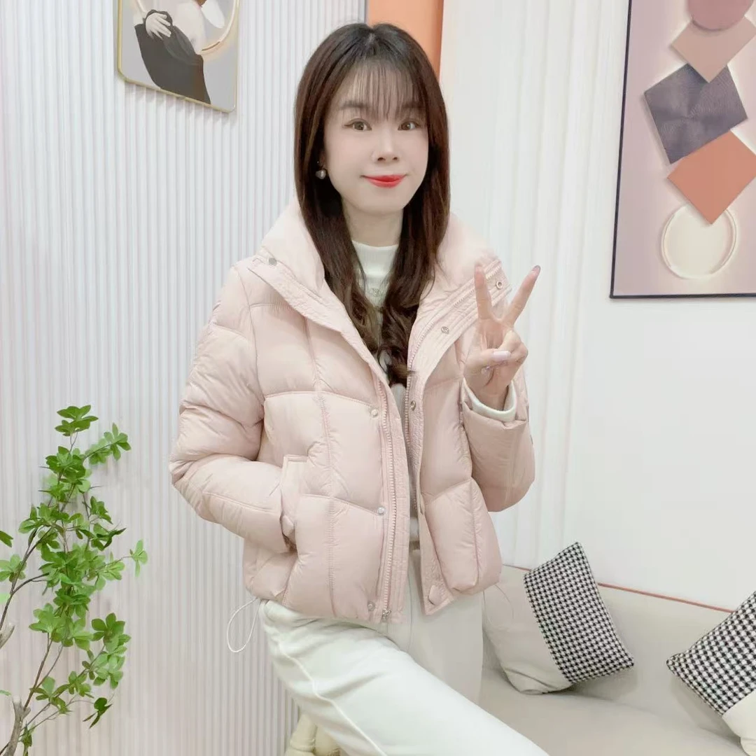 炬雅【奶油泡芙】冬季时尚泡芙菱形扣保暖减龄石墨烯云绒棉服外套