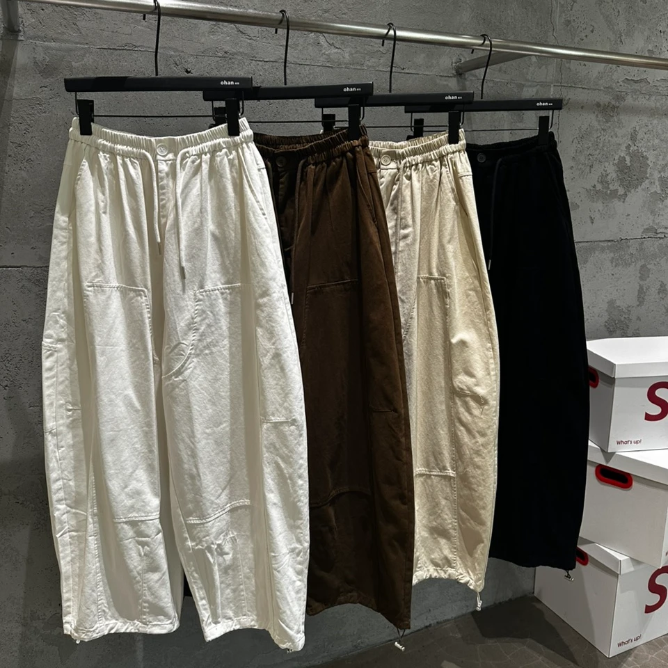 2025秋上新：欧韩伽80370慵懒风休闲宽松直筒裤