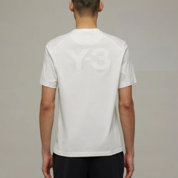 Y-3/Y-3Y-3(38-FN3349 )春夏新款男士短袖圆领T恤白色