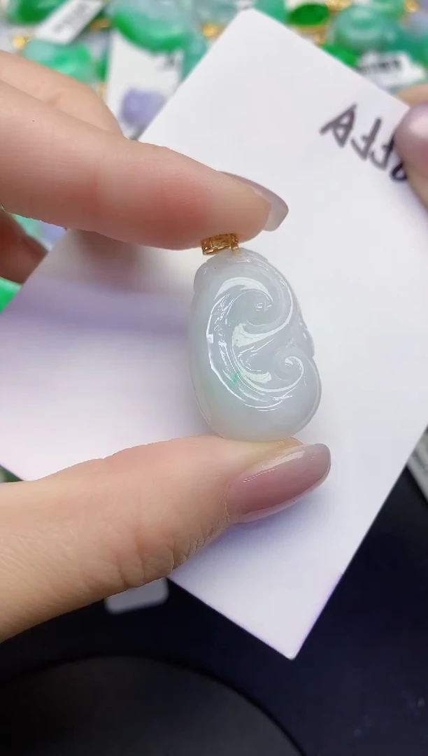 颈饰未镶嵌翡翠缅甸天然翡翠A货