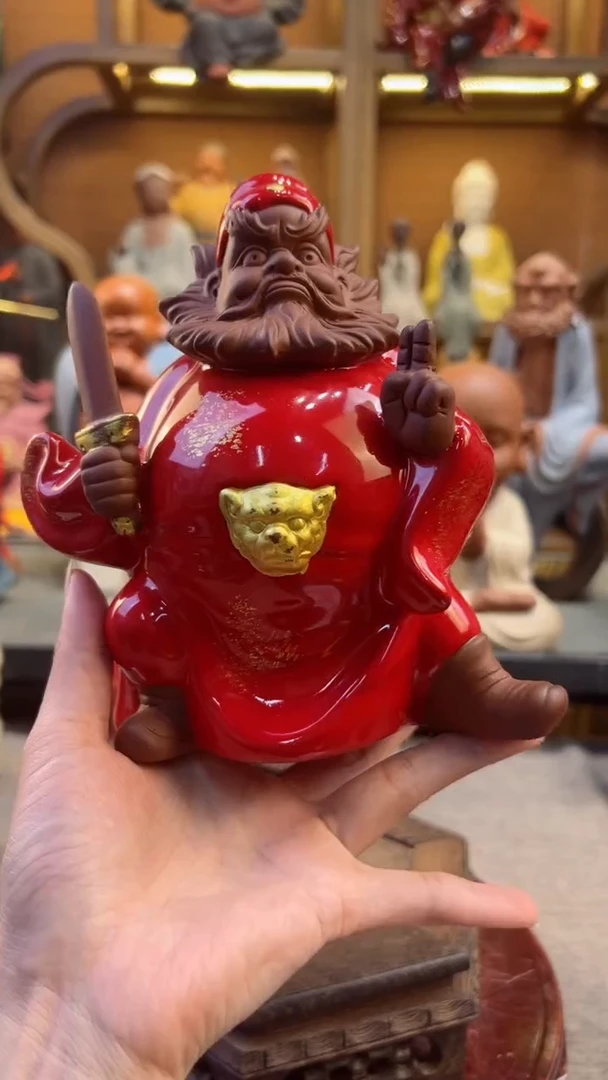 紫砂茶宠器闵茶宠摆件