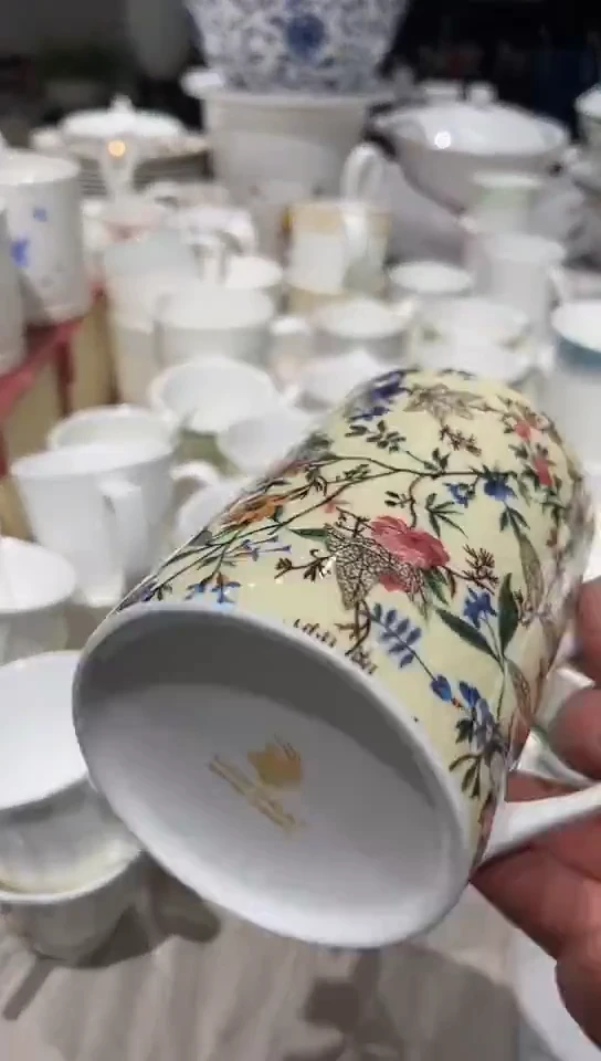 瓷杯子1个隆达骨瓷