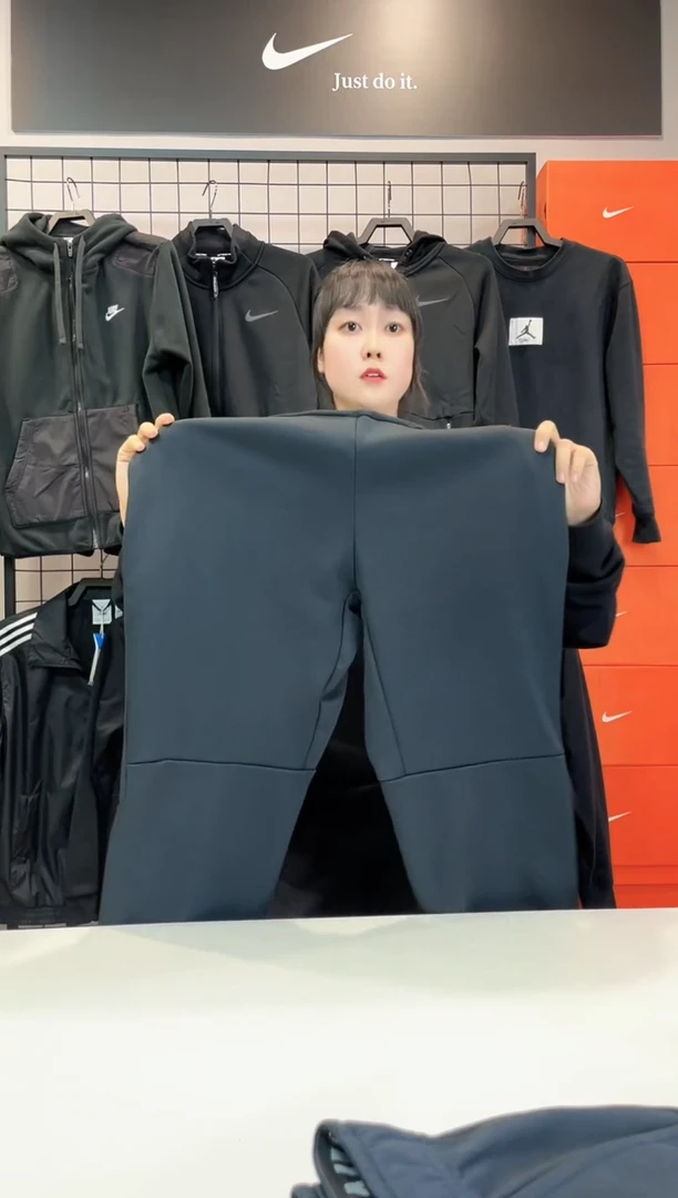 2123 华夫格子长裤XL码150-170斤 不退换