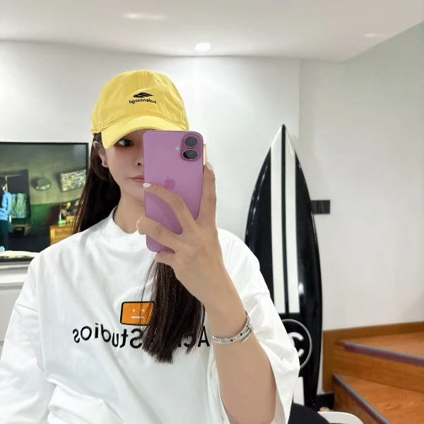 贝贝专属【笑脸黄标短袖 】情侣款时尚宽松潮流圆领纯棉短袖