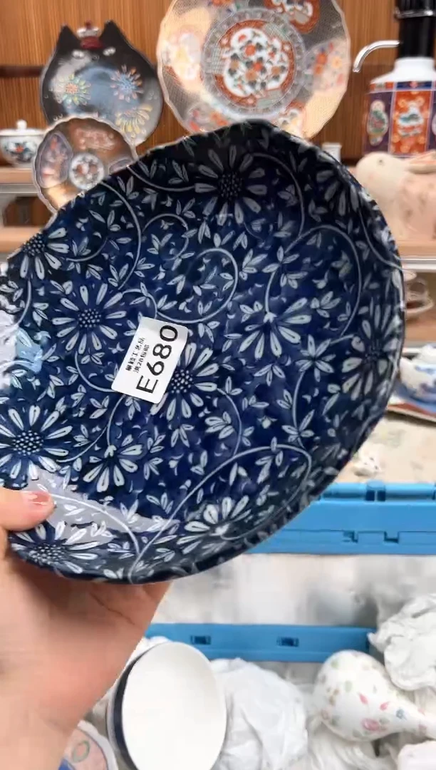 瓷片小*680E盘子杯子 碗