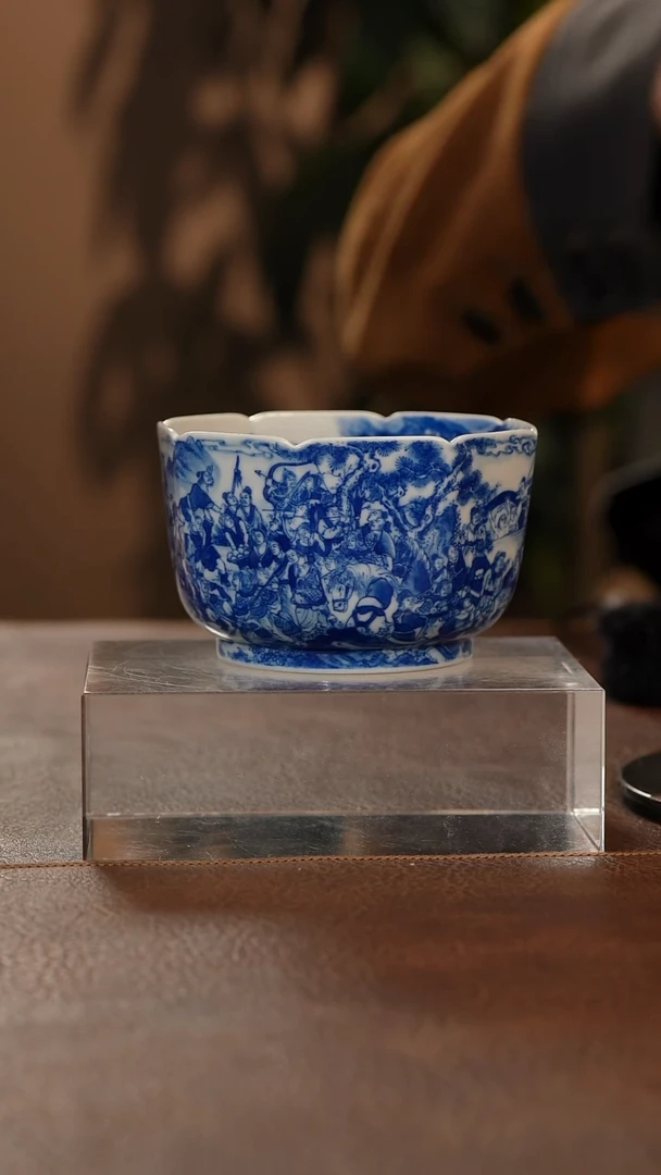 【闪购商品】瓷片青花瓷茶具斌芬陶瓷