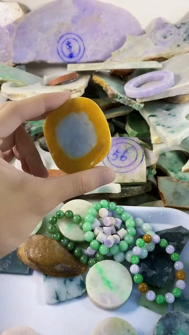 翡翠裸石纯天然A货翡翠94