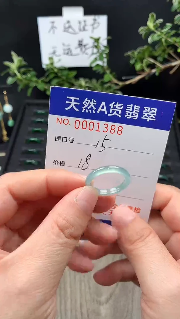 未镶嵌戒指翡翠15#