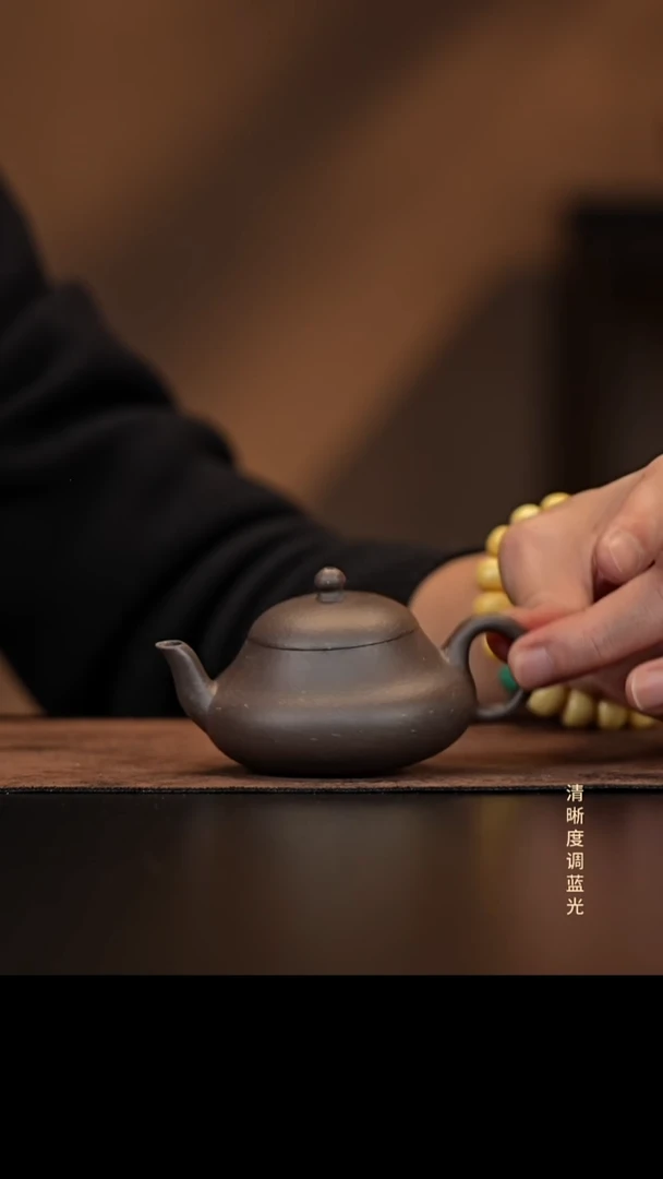 允禾斋 紫砂壶  小君德 天青