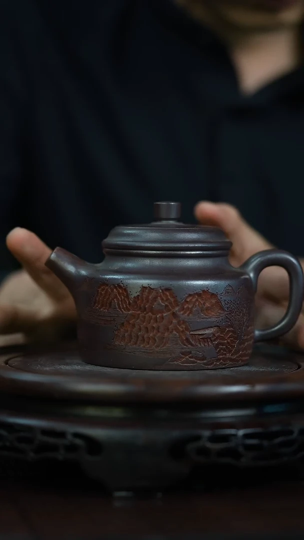 茶壶紫砂宜兴知衍传器原矿全手12