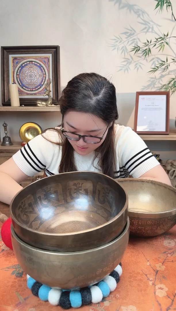 黄铜平*21.3-D 初代满月颂钵