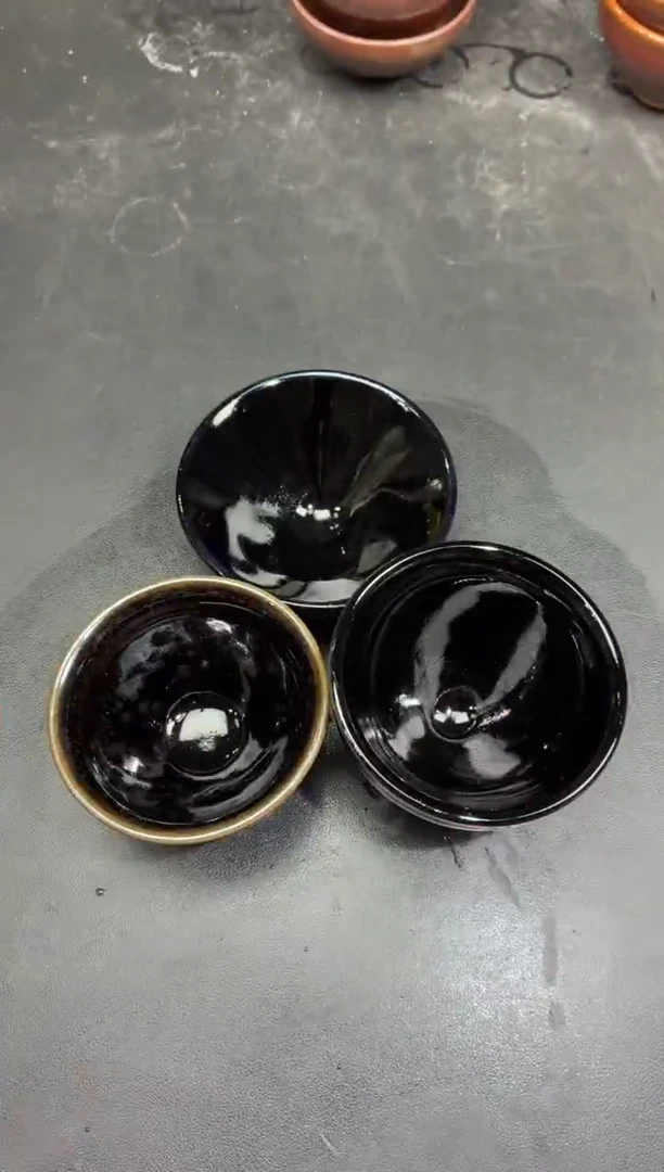 茶盏77三只微瑕