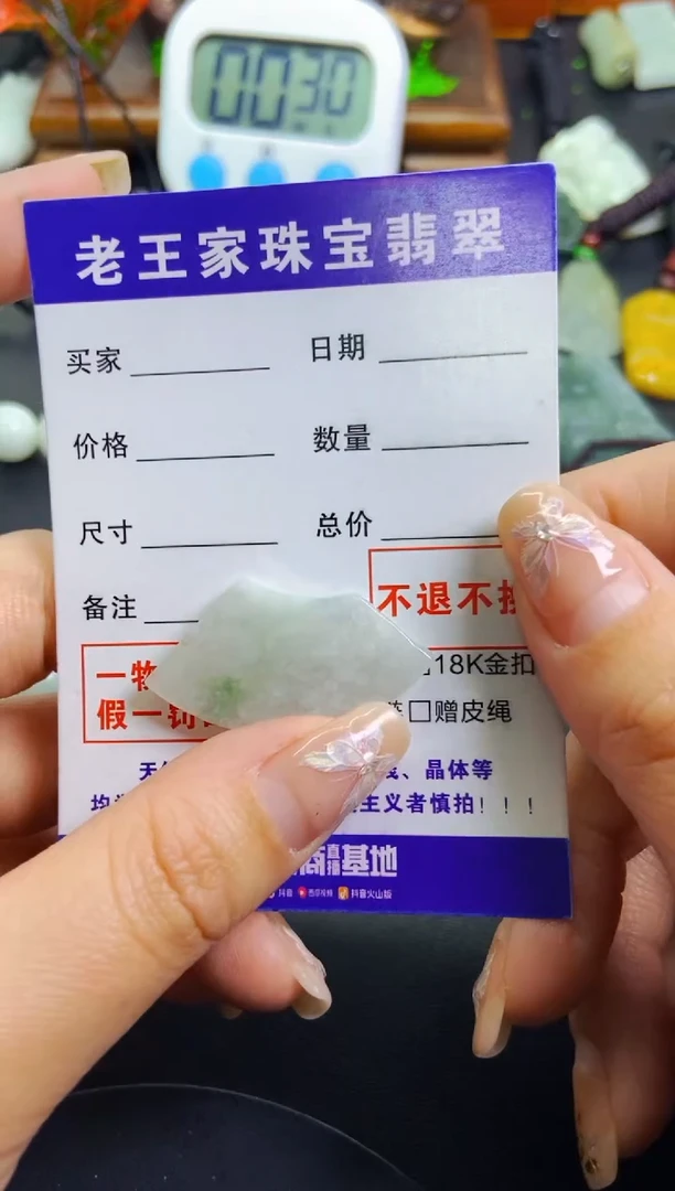 【闪购商品】翡翠颈饰未镶嵌料子