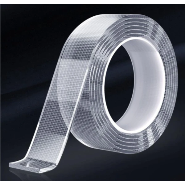 网格纳米双面胶高粘度不留痕强力固定墙面无痕贴透明胶带可手撕魔