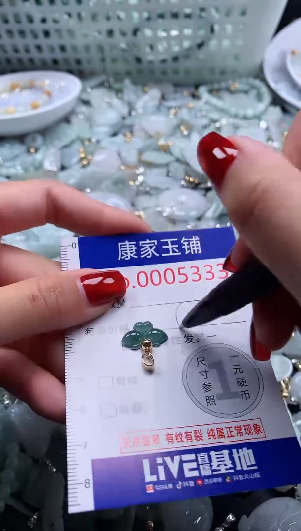翡翠未镶嵌吊坠(不含链)5333
