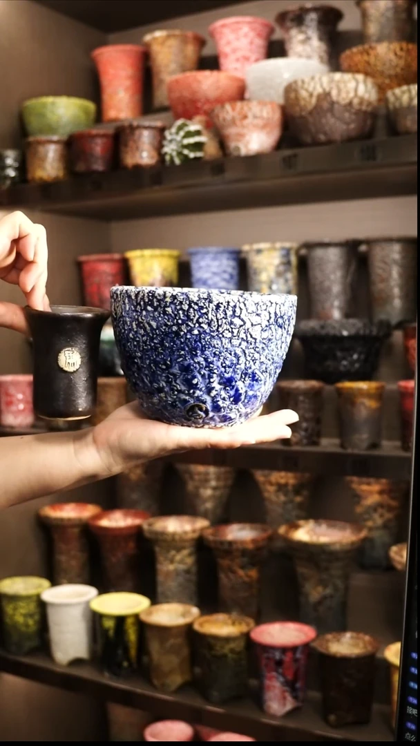 且****g 泰国进口手工花盆个性创意花盆