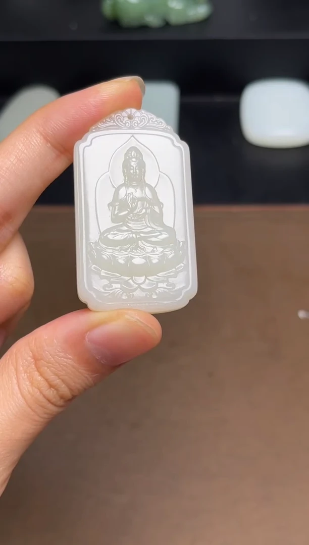 和田玉未镶嵌颈饰50