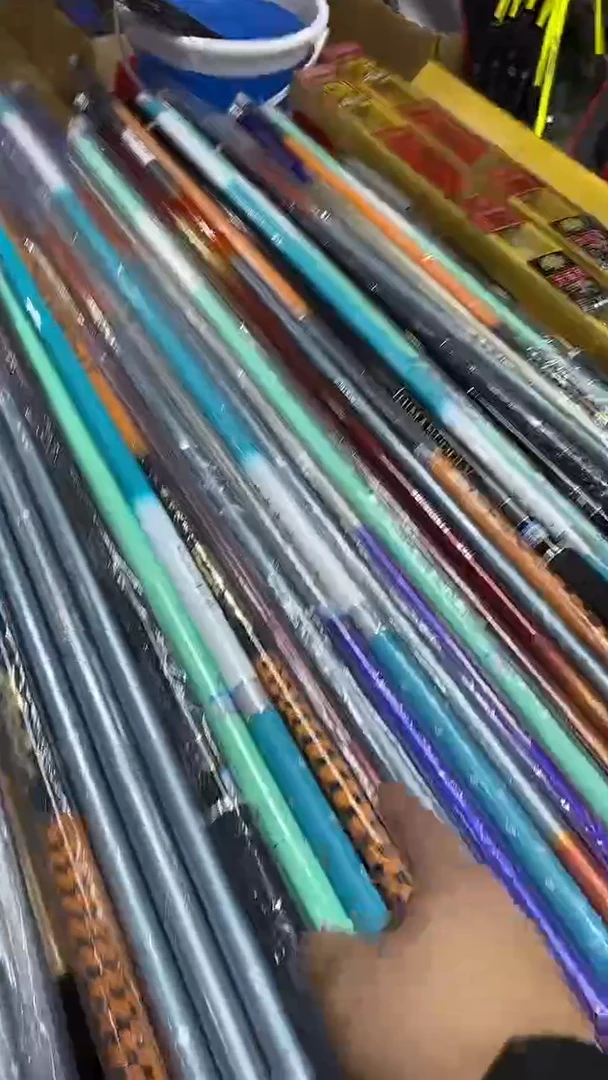 7.2米长节样品鱼竿颜色随机发介意勿拍