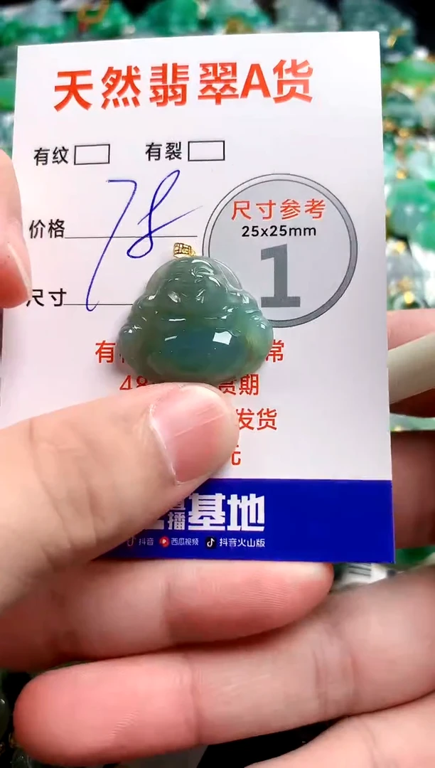 翡翠18K金镶嵌颈饰13004716