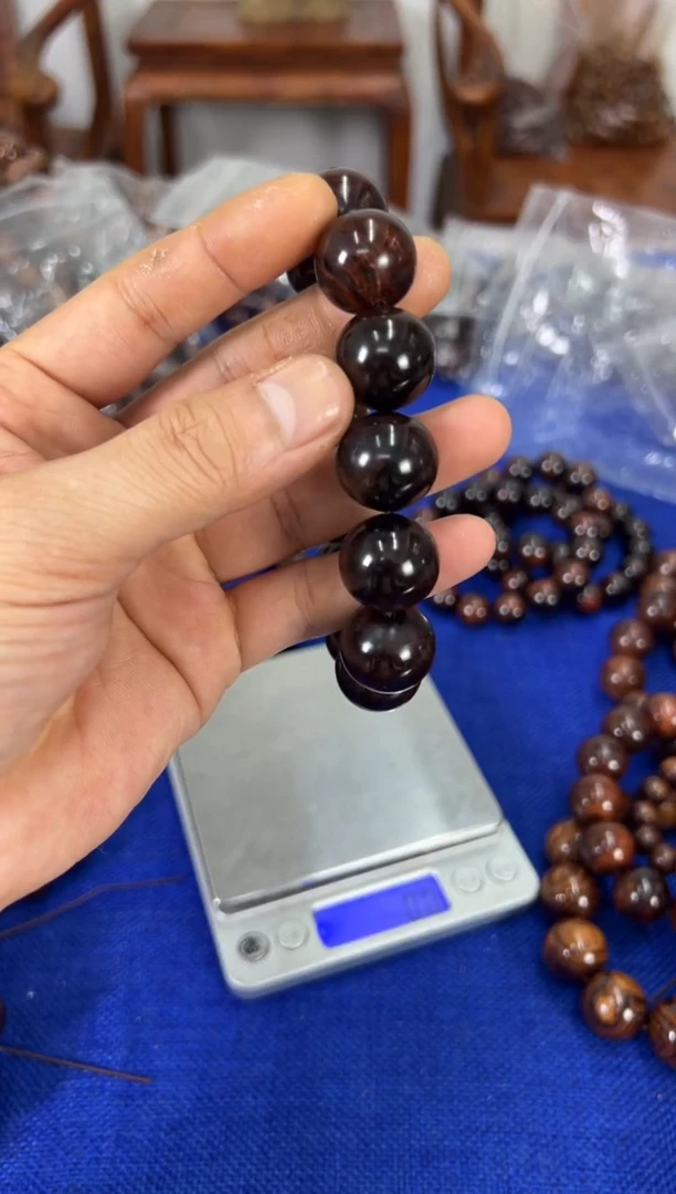 手串/手链黄花梨/降香黄檀1.8水波纹