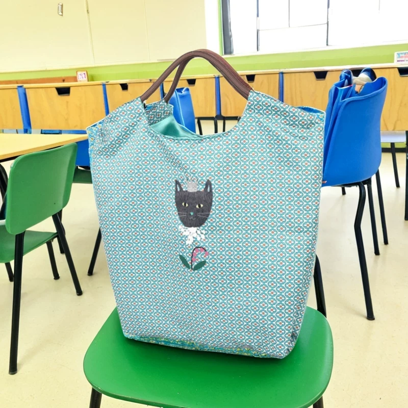 A850黑猫月光公主手提包蜜月小姐蓝色