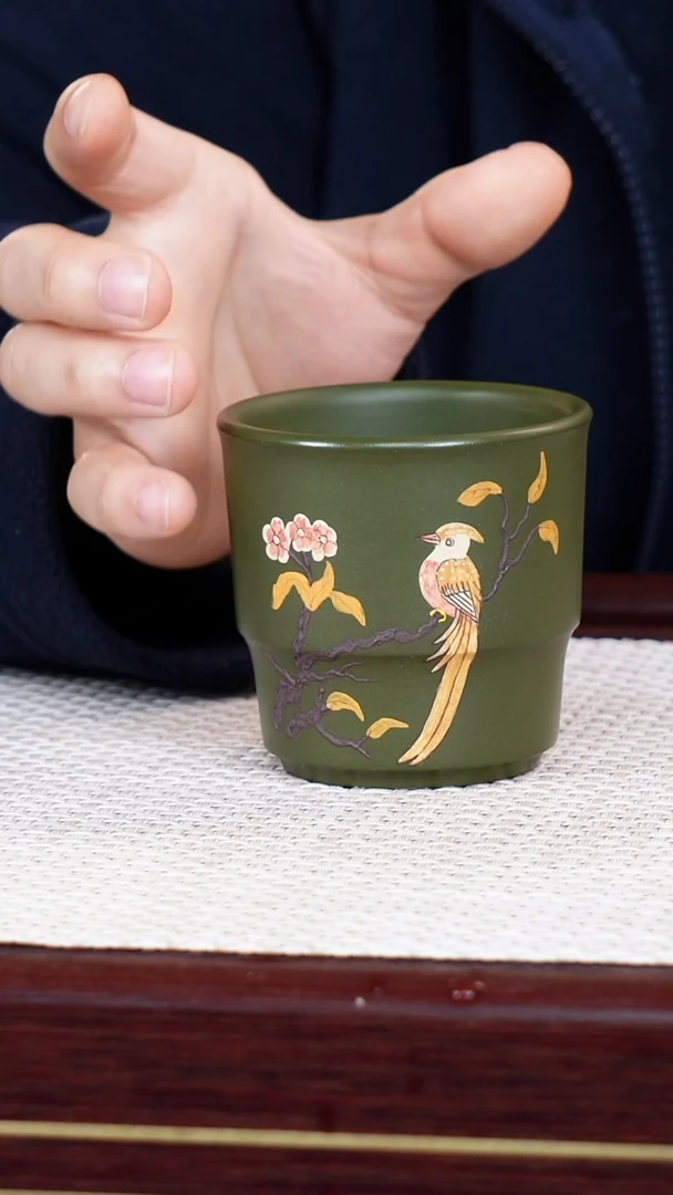 茶杯紫砂宜兴原矿紫砂 全手工制作