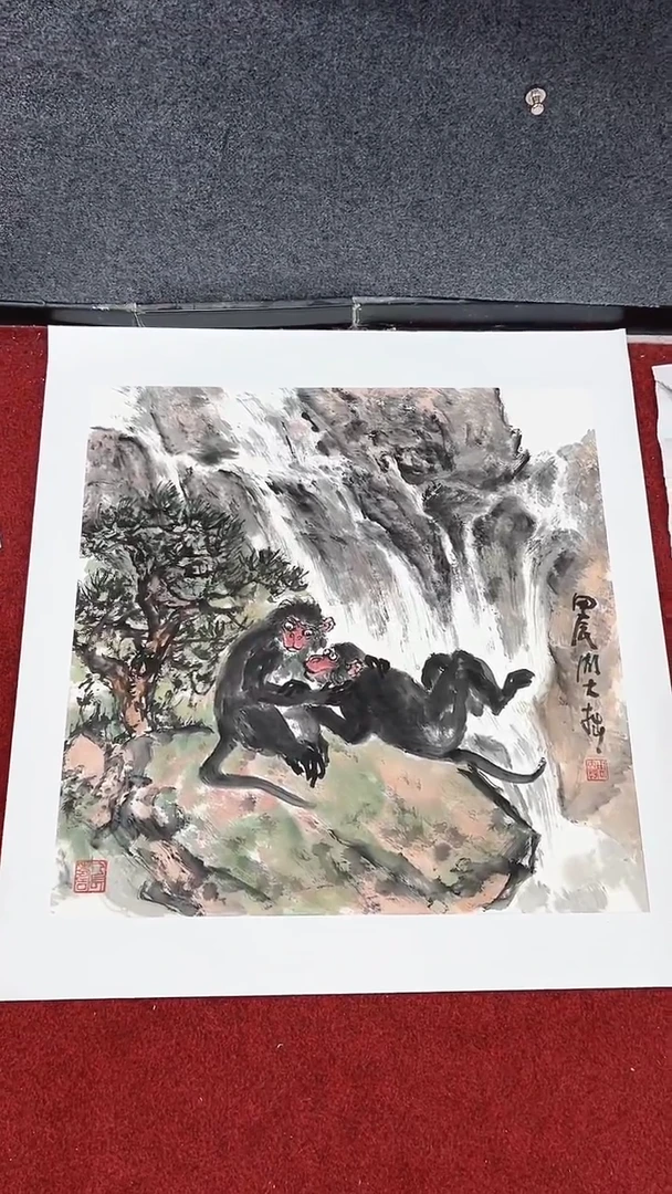 国画周大拙/国画/花鸟