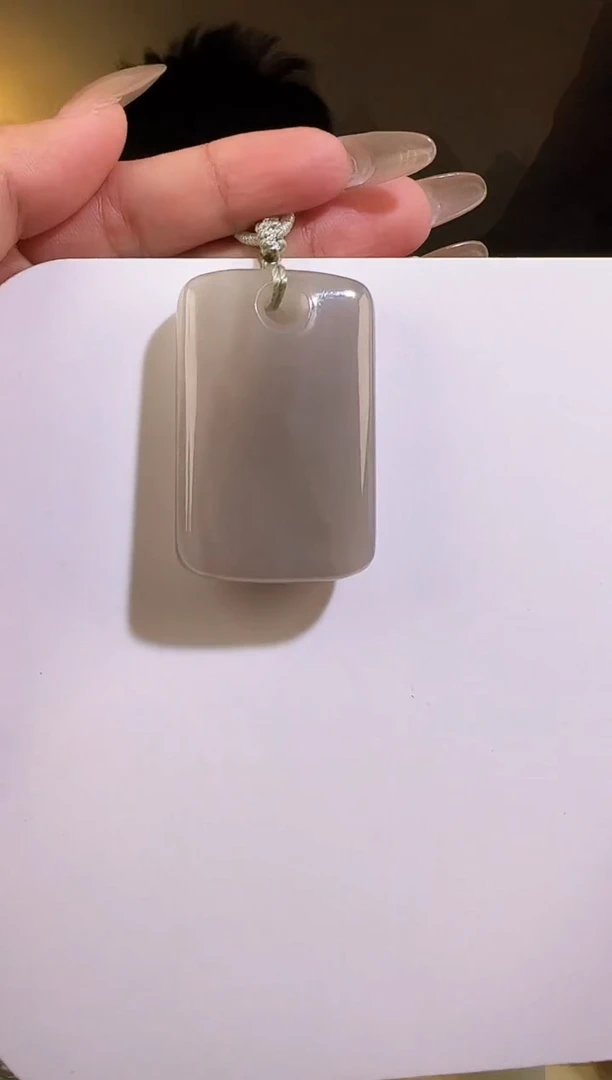 【闪购商品】和田玉颈饰未镶嵌无事牌5075