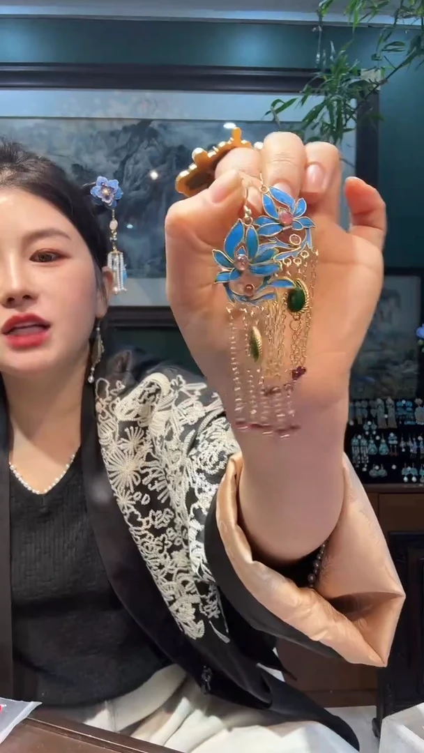 大理石铁合金非遗手工首饰