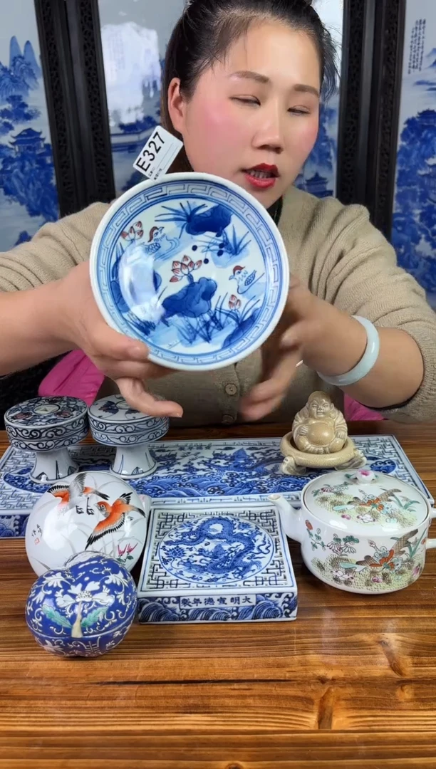 【闪购商品】摆件景德镇陶瓷仿古摆件E327