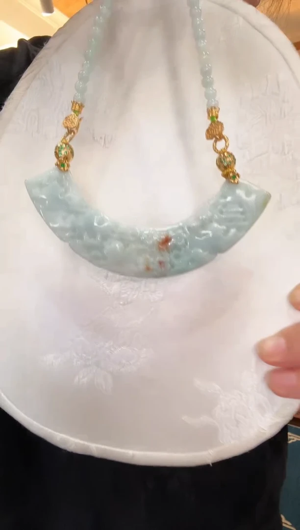 颈饰未镶嵌翡翠国风