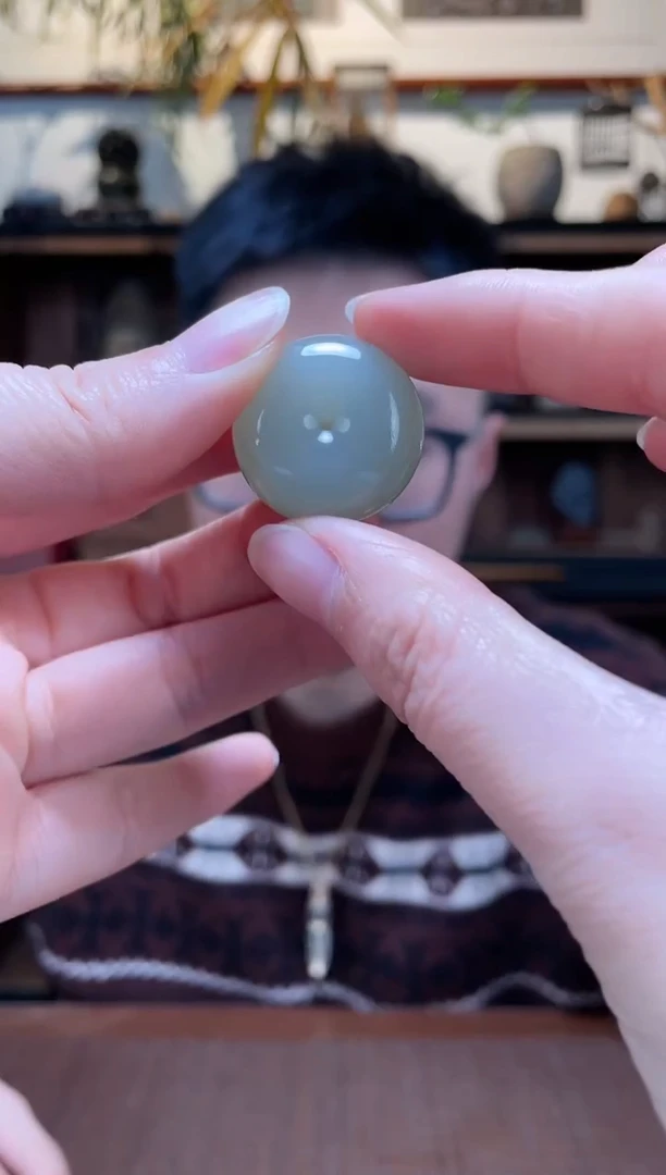 【闪购商品】和田玉吊坠未镶嵌和田玉平安扣吊坠*5YR编绳