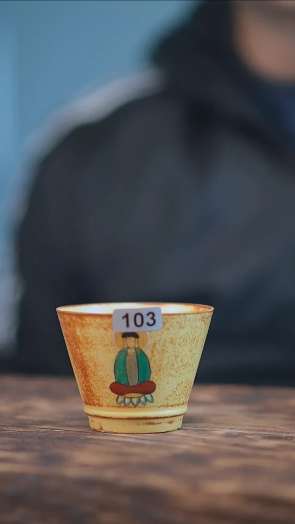 【闪购商品】103景德镇手绘无相佛杯