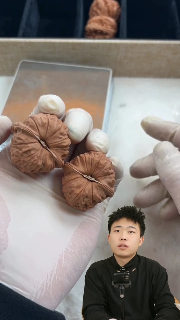 把件文玩核桃049（40）南瓜墩文玩核桃