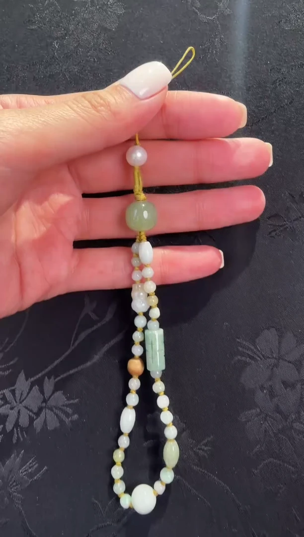 未镶嵌挂件翡翠翡翠手机链