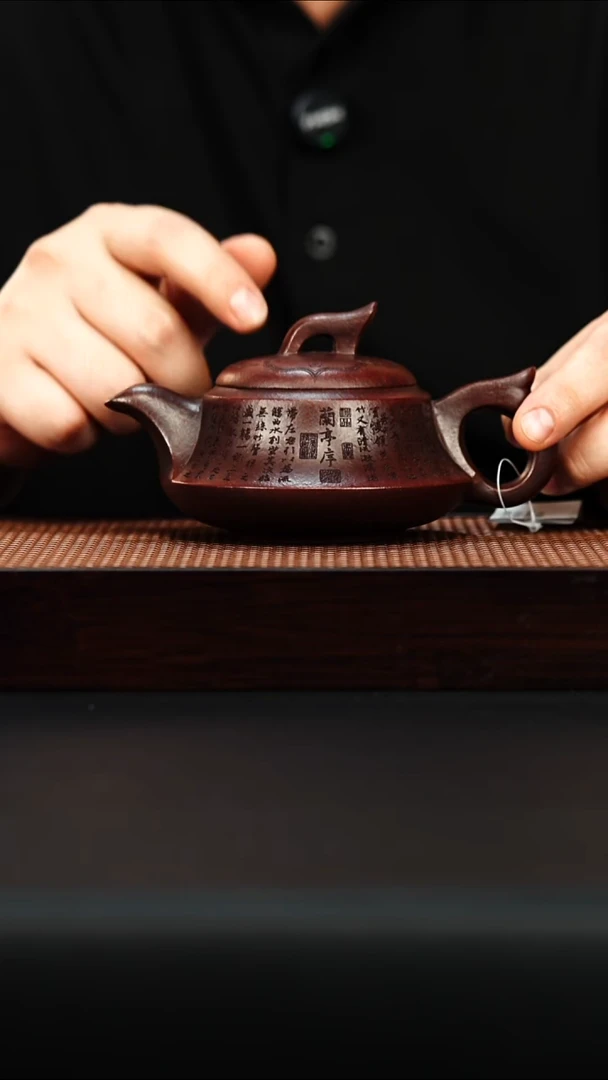 茶壶紫砂宜兴紫砂 一帆风顺 250cc 铁血红砂 杨三琴h011