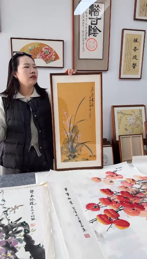 书法金世坤9竖版-63*63绘画手绘同款