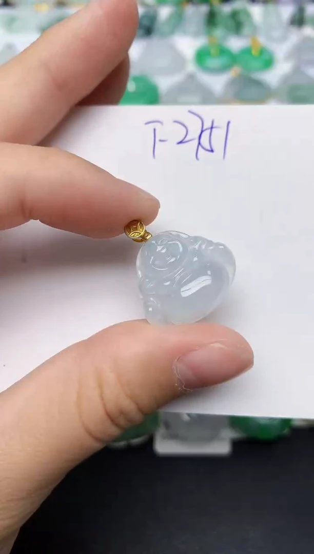 颈饰未镶嵌翡翠 天然缅甸A货翡翠百元以上9元证书费自理