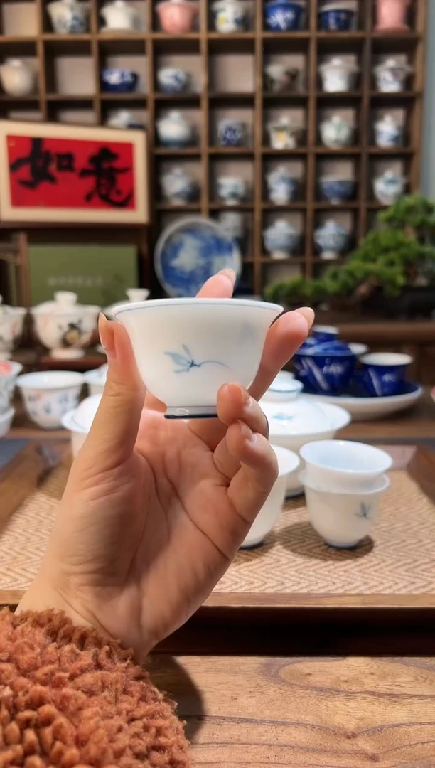 【闪购商品】50cc-玉兰花杯         